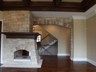 Family Room Stone Fireplace