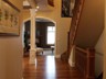 Hallway into Living Room - Walnut Hardwood Floors