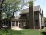 Rear Elevation - Brick Chimney & Cedar Screened-in Porch
