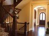 Milled Cherry Wood Staircase and Entryway