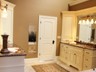 Master Bathroom with Chandelier