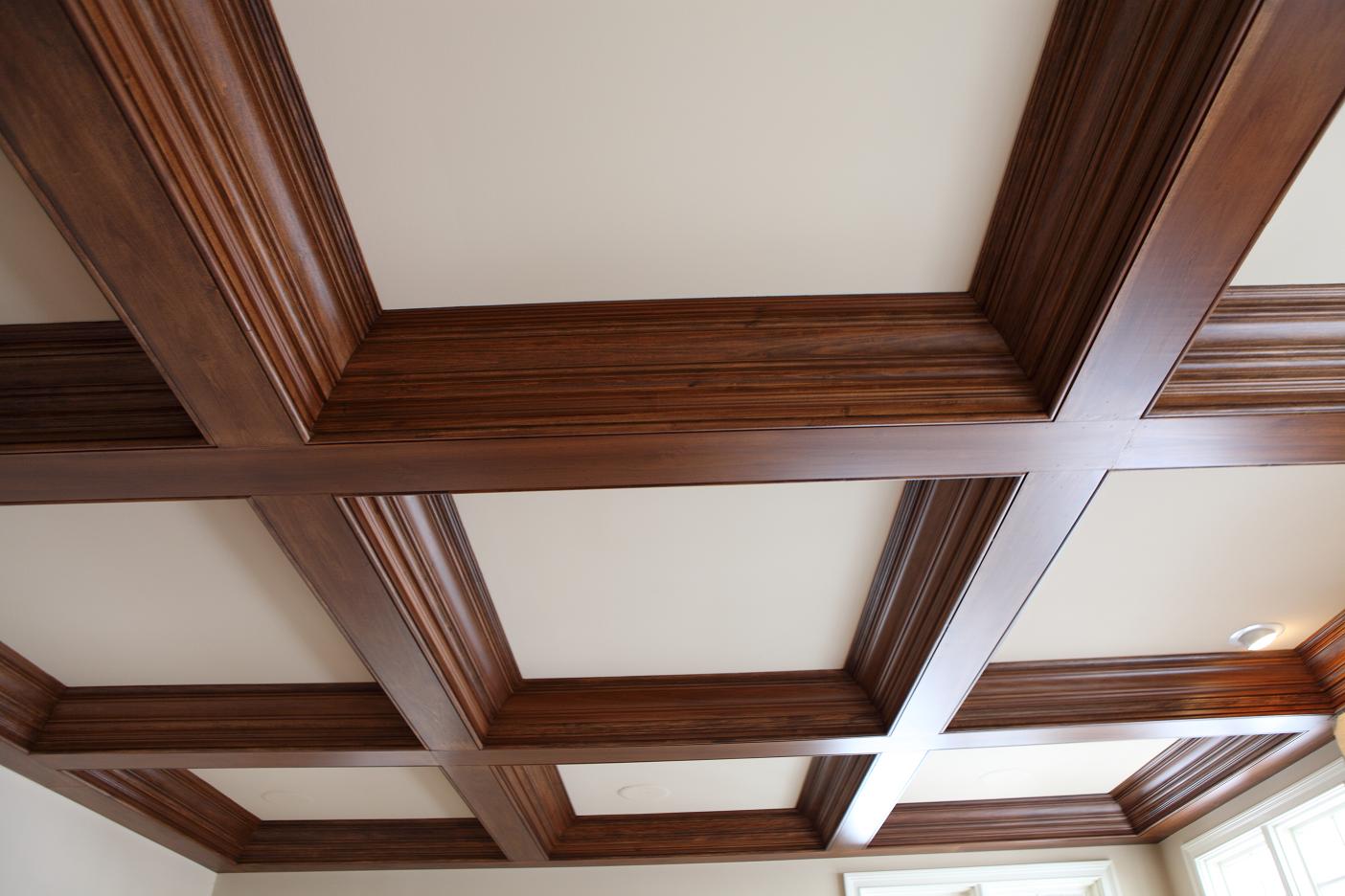 Coffered Ceiling 01 - Built by Battaglia Homes
