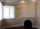 Living Room with Fireplace and Window Detail